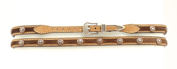 Twister 0265044 Medium Brown 3/8 Calf Hair Hatband