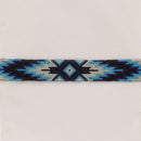 Twister Beaded Stretch Blue Hatband 0274227
