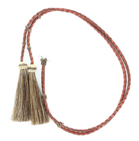 Double S 0296892 Brown Stampede String with Horse Hair