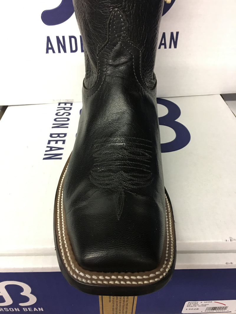 Anderson Bean 0433M "Black Out" 11" Wide Square toe *CLOSEOUT*