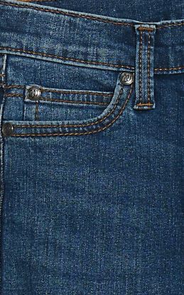 Girl's Wrangler 1009GWWDI Darci Medium Wash Wide Leg Trouser Jean (4-14)