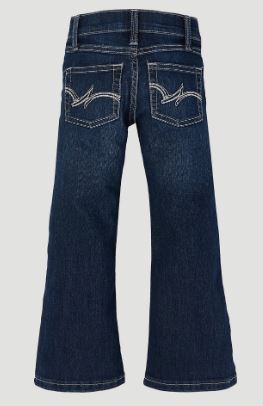 Girl's Wrangler 1009MWGER Dark Blue Premium Patch® Jeans