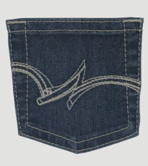 Girl's Wrangler 09MWGER Dark Blue Premium Patch® Jeans