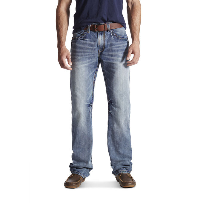 Men's Ariat 10017511 M4 Durango Wash Low Rise Coltrane Pocket Boot Cut Jean