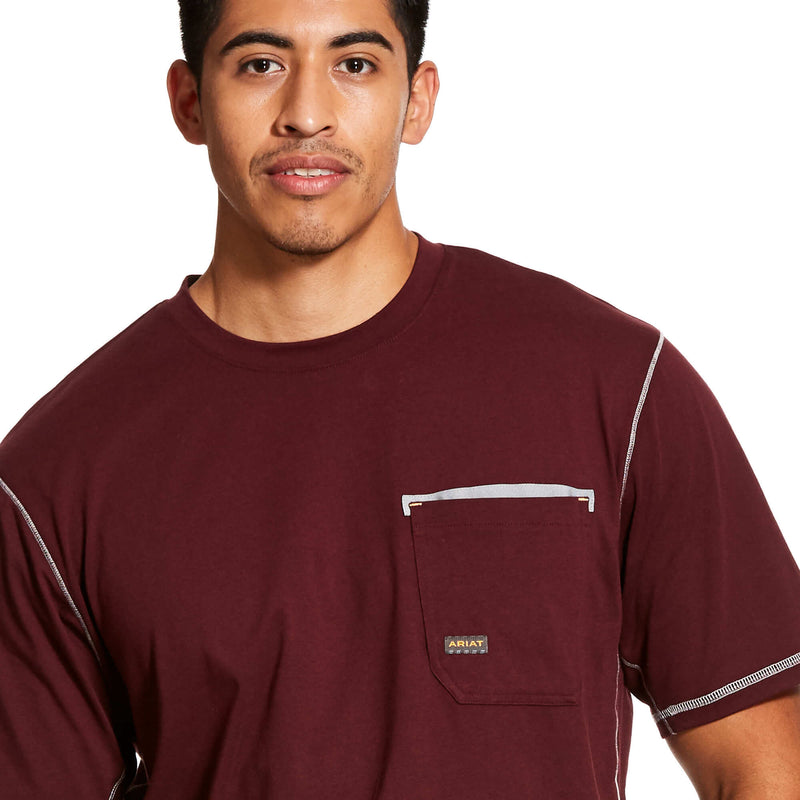 Ariat 10022426 Malbec Rebar Workman T-Shirt