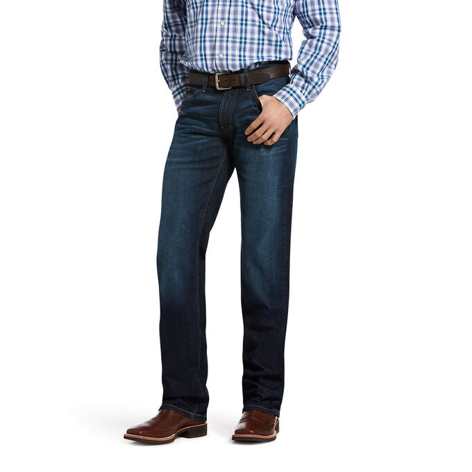 Men's Ariat 10022784 M5 Straight Fit Stretch Legacy Stackable Straight Leg Jean