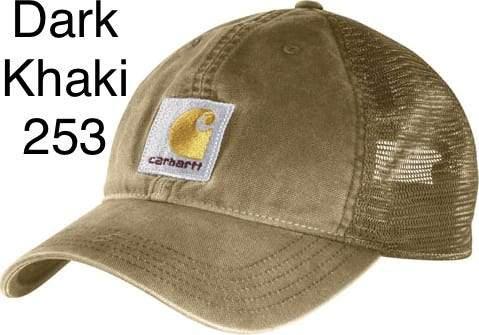Carhartt 100286-253 Dark Khaki Buffalo Cap