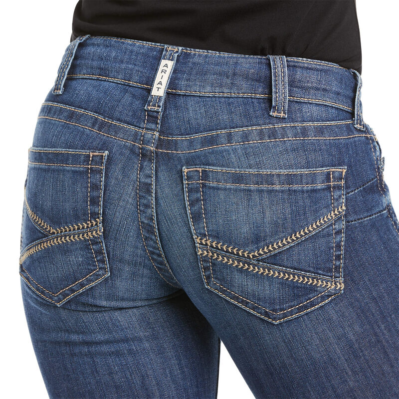 Women's Ariat 10034659 R.E.A.L. Mid Rise Stretch Liliana Boot Cut Jean *CLOSEOUT*