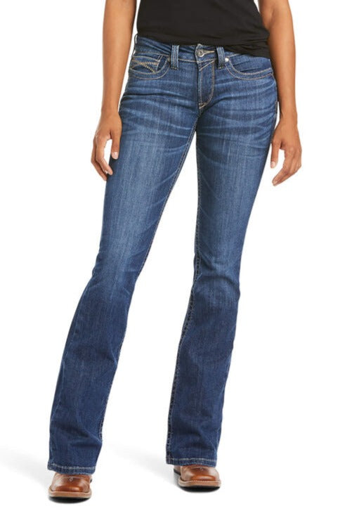 Women's Ariat 10034659 R.E.A.L. Mid Rise Stretch Liliana Boot Cut Jean *CLOSEOUT*