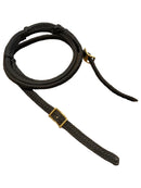 Jerry Beagley Small Nylon Cord Barrel Rein With Knots