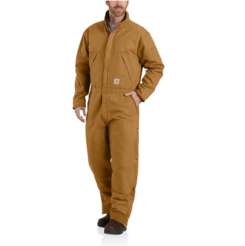 Carhartt 104396-BRN Carhartt Brown Washed Duck Coverall *CLOSEOUT*
