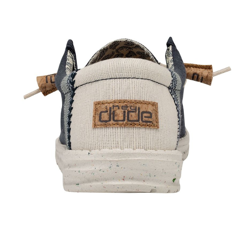 Men's Hey Dude 40015-410 Wally Break Stitch Navy (also has Women's sizes)