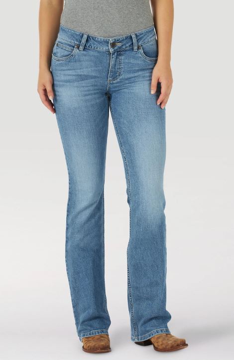 Women's Wrangler 112317228 Lilibeth Retro Mae Bootcut Mid Rise Jeans
