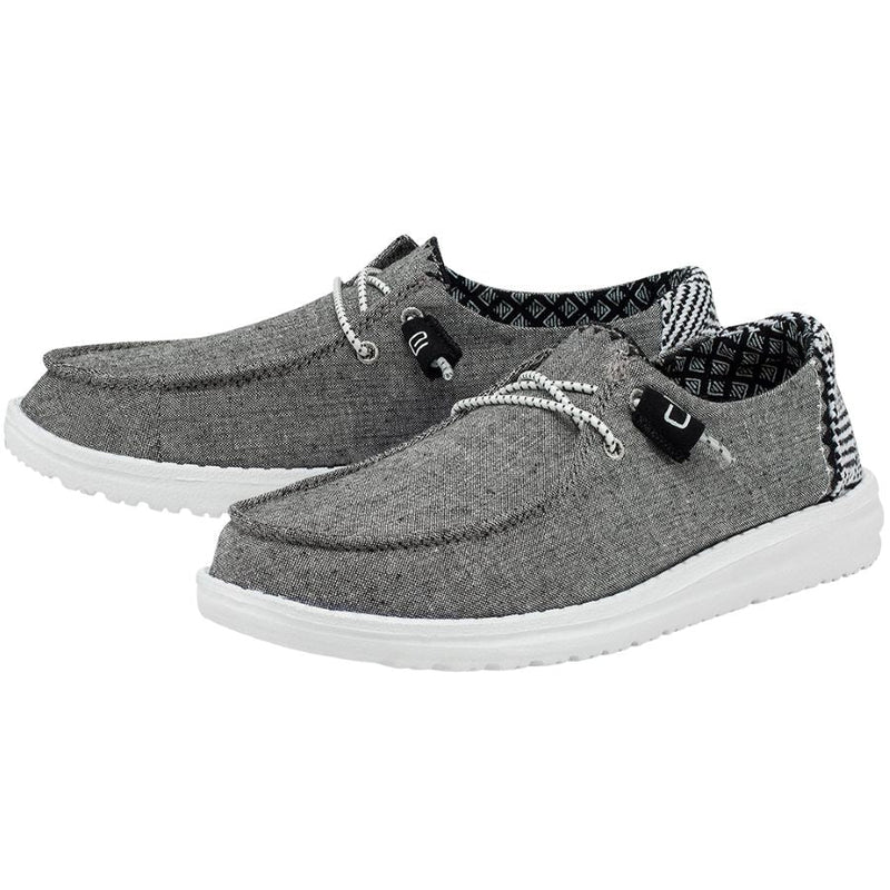 Women's Hey Dude 121414203 Wendy Chambray Onyx