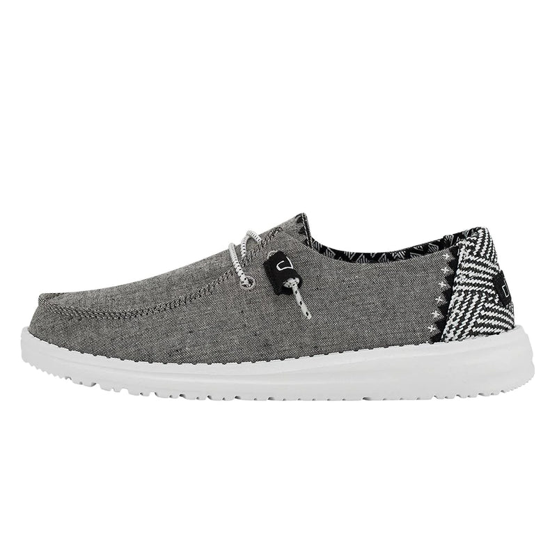Women's Hey Dude 121414203 Wendy Chambray Onyx