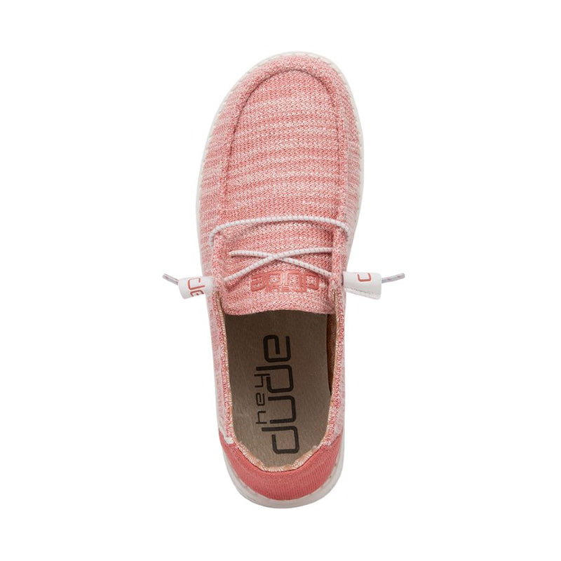 Women's Hey Dude 121415071 Wendy Stretch Coral Pearl