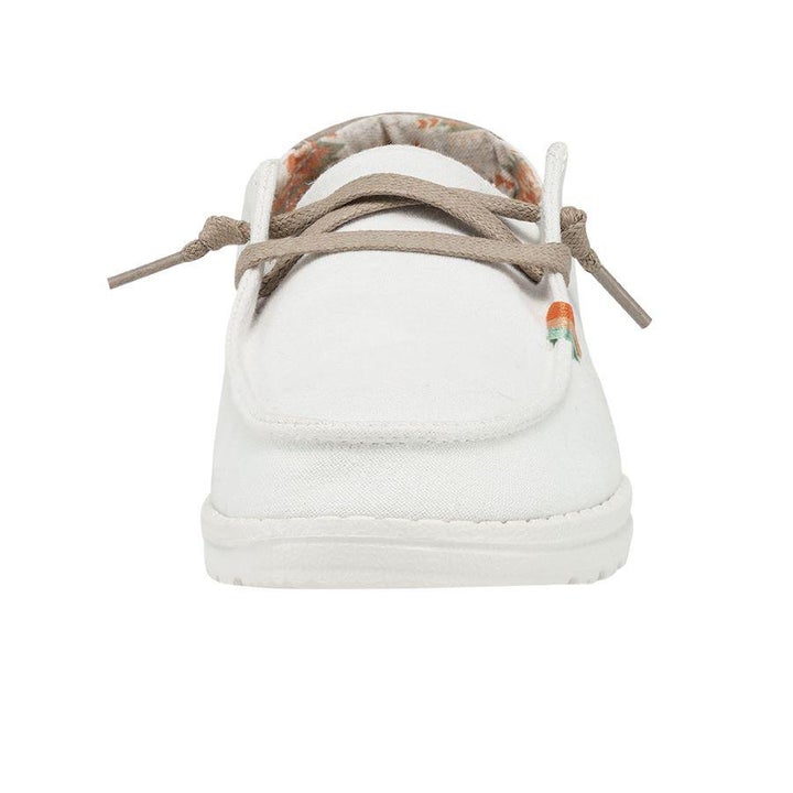 Women's Hey Dude 122130204 Wendy Rodeo White Aztec Shoe
