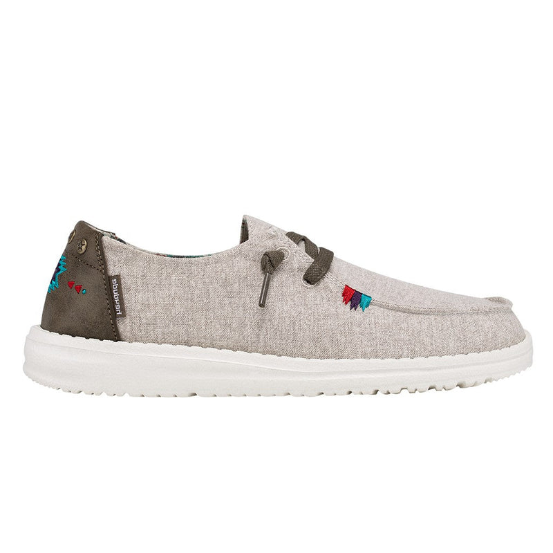 Women's Hey Dude 122139109 Wendy Rodeo Wheat Aztec Shoe *CLOSEOUT*