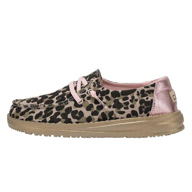 Youth Hey Dude 130121619 Wendy Leo Nut Brown Shoe