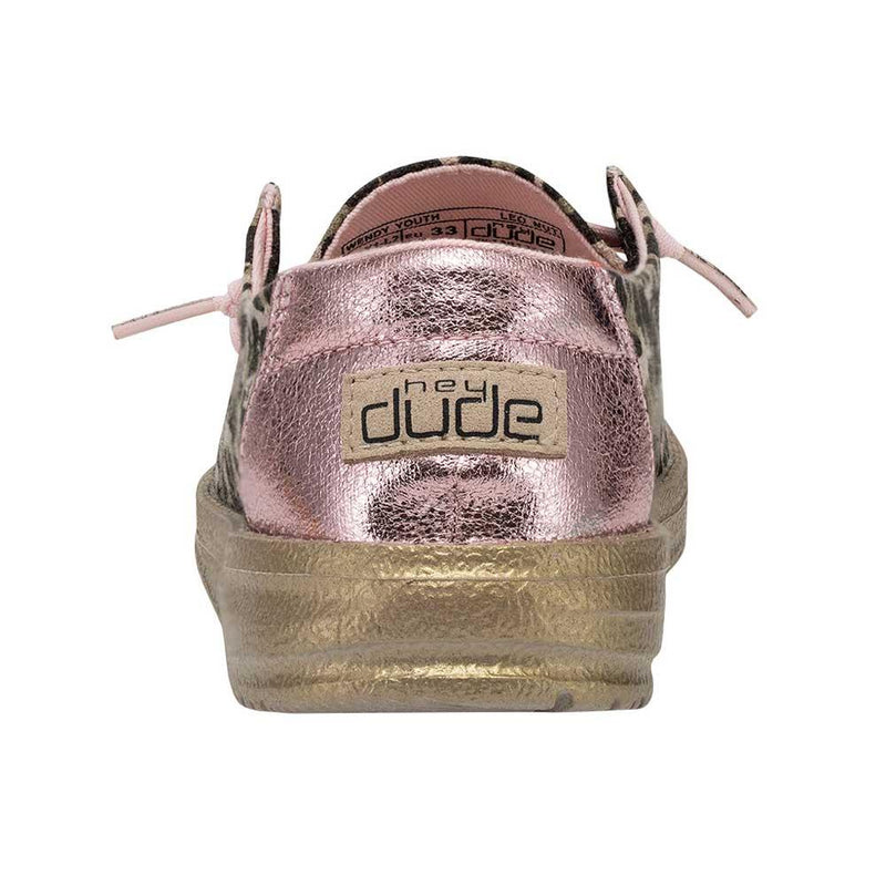 Youth Hey Dude 130121619 Wendy Leo Nut Brown Shoe