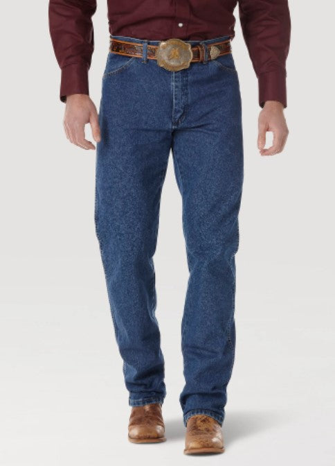 Wrangler 13MWZGK Men’s Stonewashed Prewashed Cowboy Cut® Original Fit Jean