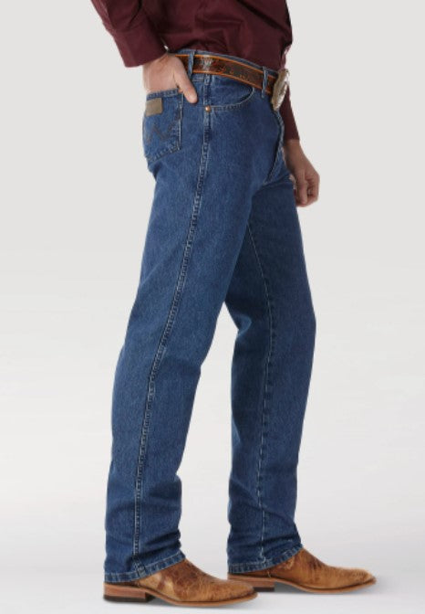Wrangler 13MWZGK Men’s Stonewashed Prewashed Cowboy Cut® Original Fit Jean