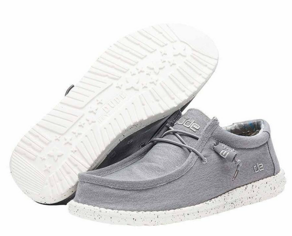 Men's Hey Dude 150203910 Wally Stretch Iron Shoe