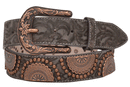 Women's Angel Ranch DA6274 1 1/2" Brown Floral with Copper Studs (Discontinued)