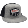 RDHC222 Red Dirt Hat Company Diamond Sign Cap in Heather Grey/Black