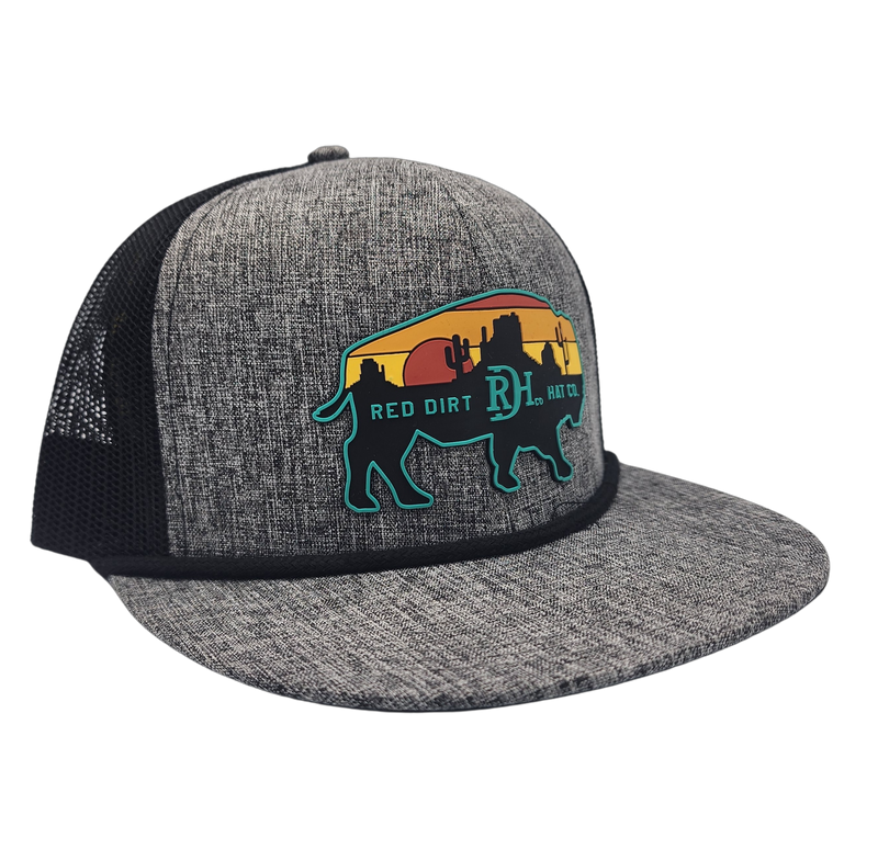 RDHC286 Red Dirt Hat Company Billboard Charcoal/Black