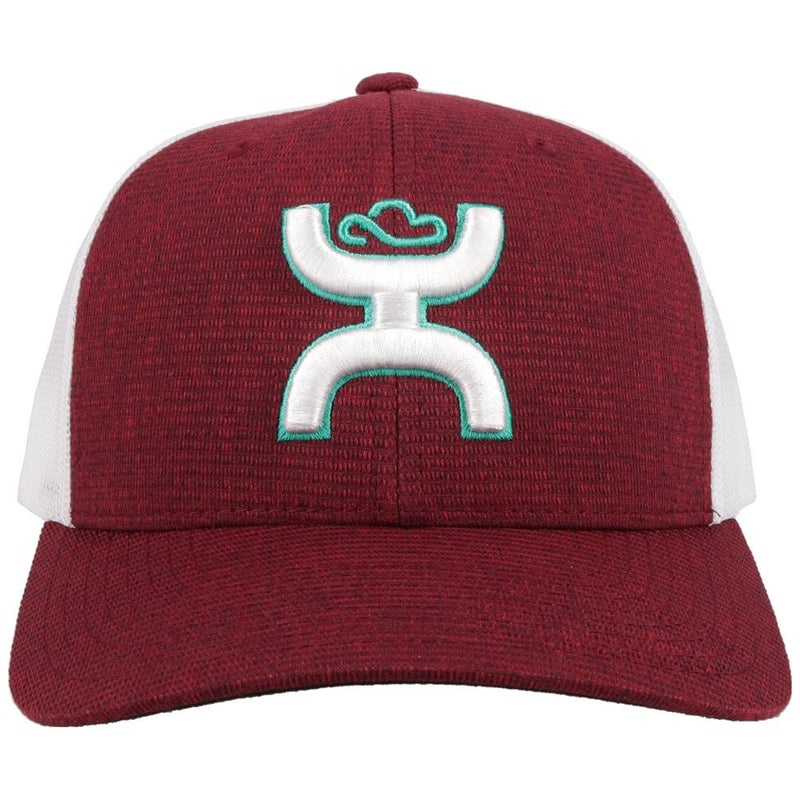 Hooey 2106T-MAWH "STERLING" Maroon/White Snap Back Cap