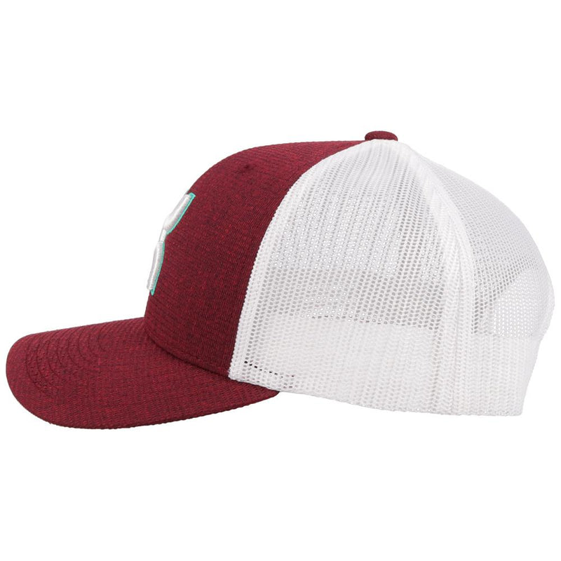 Hooey 2106T-MAWH "STERLING" Maroon/White Snap Back Cap