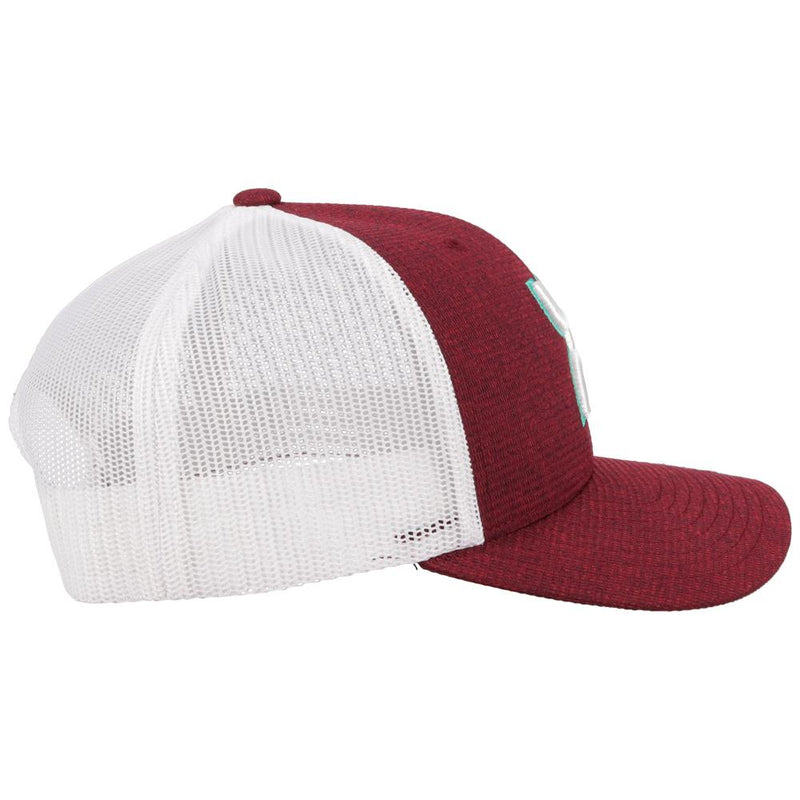 Hooey 2106T-MAWH "STERLING" Maroon/White Snap Back Cap
