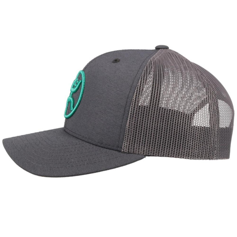 Hooey 2109T-GY "O-CLASSIC" Grey Snap Back Cap Clearance
