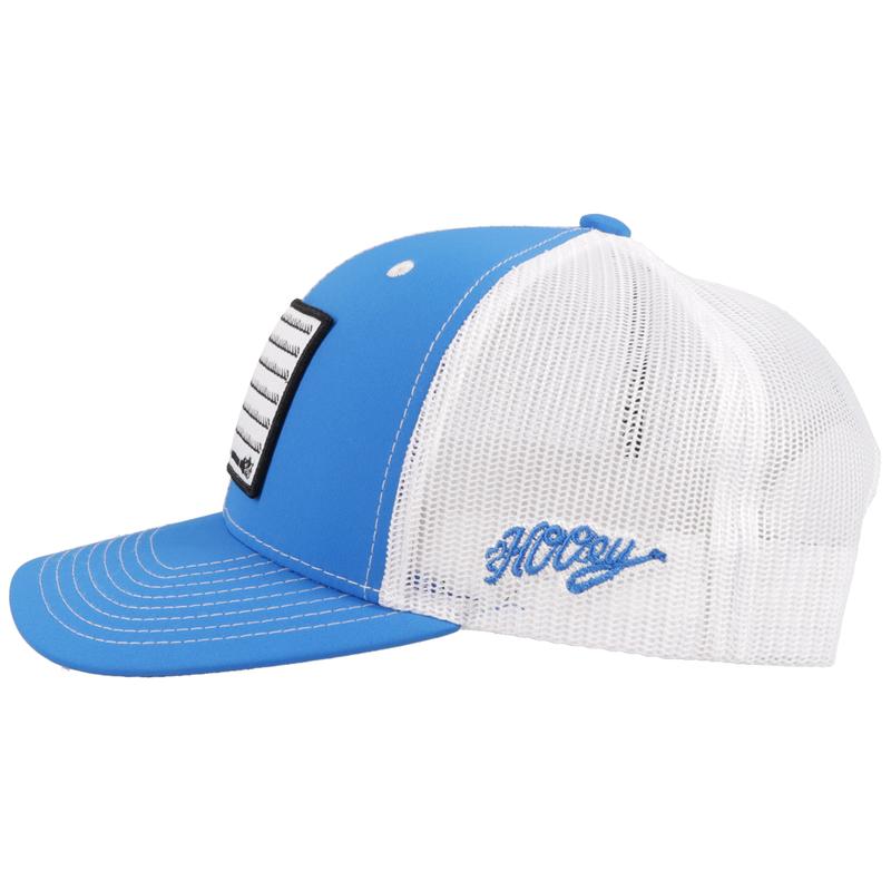Hooey 2110T-BLWH "Liberty Rope" Blue/White Snap Back Cap