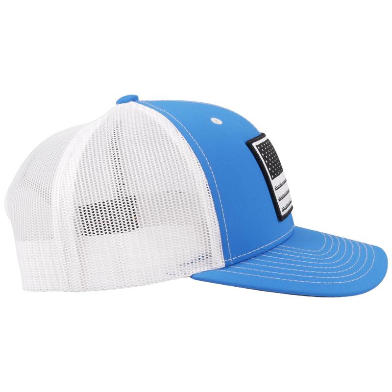 Hooey 2110T-BLWH "Liberty Rope" Blue/White Snap Back Cap