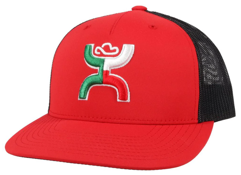 Hooey "2118T-RDBK" "BOQUILLAS" Red/Black Snap Back Cap