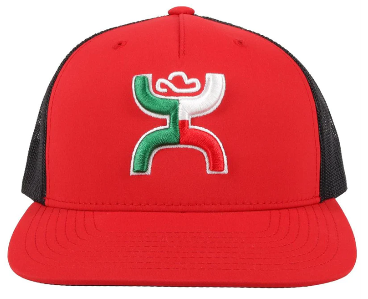 Hooey "2118T-RDBK" "BOQUILLAS" Red/Black Snap Back Cap