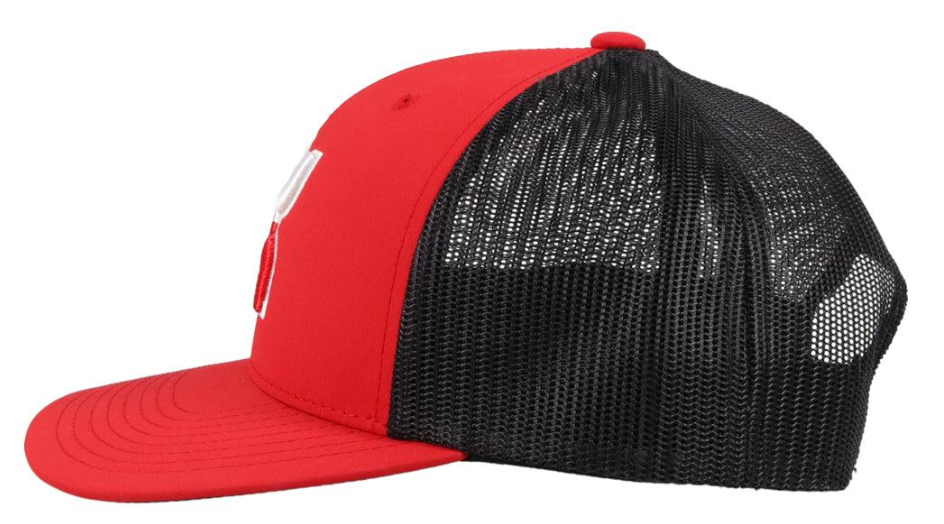 Hooey "2118T-RDBK" "BOQUILLAS" Red/Black Snap Back Cap