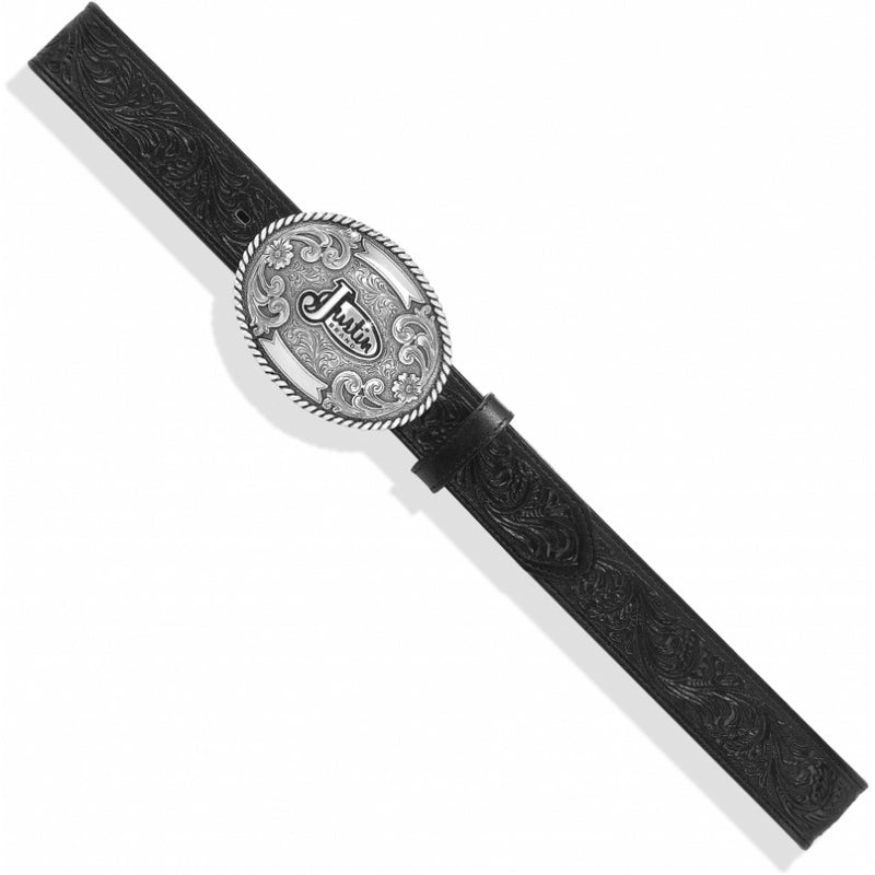 Justin 242BK Black Trophy Belt