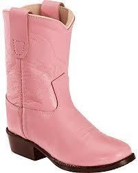 Infant Old West 3119 Pink Round Toe