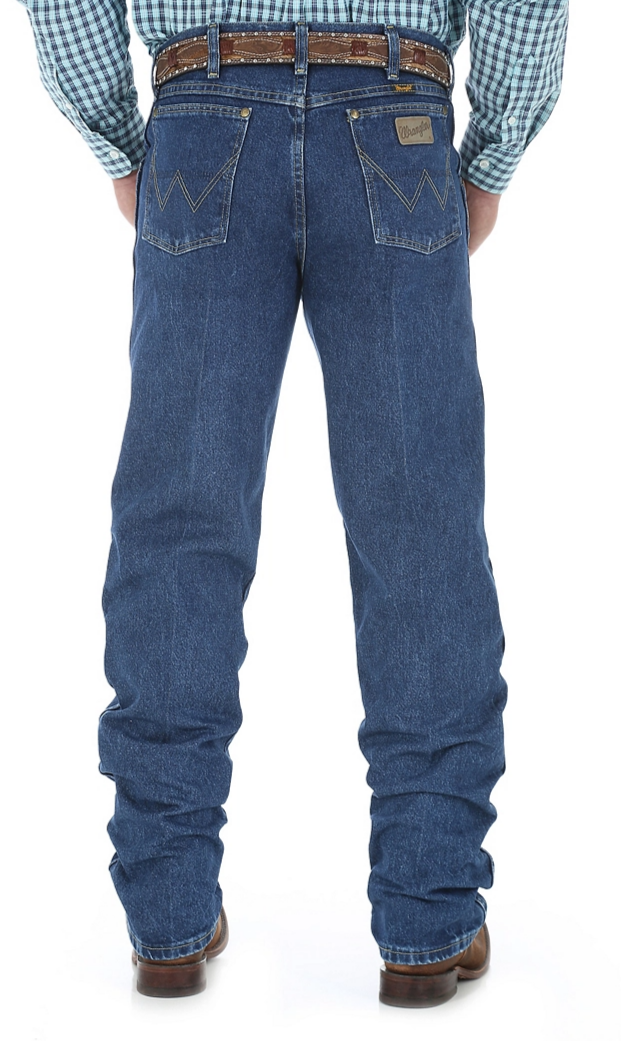 Wrangler 31MGSHD Heavyweight Stone Denim Prewashed George Strait Cowboy Cut® Relaxed Fit Jean