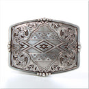 Nocona 37019 Rectangle Aztec Floral Belt Buckle