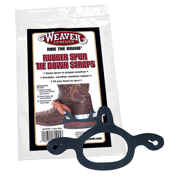 Weaver Leather 03-0792 Rubber Spur Tiedown Straps