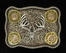 Nocona 37526 Men's Skull Shotgun Shell Belt Buckle