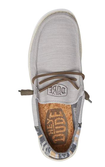 Men's Hey Dude 40006-270 Wally Funk Stone Shoe (also has Women's and Youth sizes)
