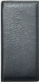 Top Notch Accessories 401BK Black Smooth Leather Tall Wallet