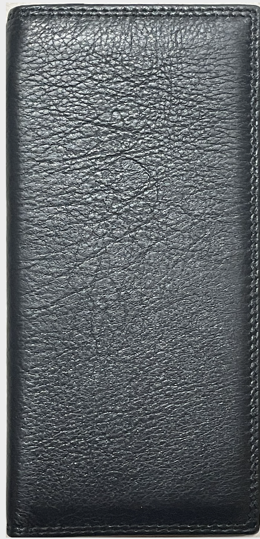 Top Notch Accessories 401BK Black Smooth Tall Wallet