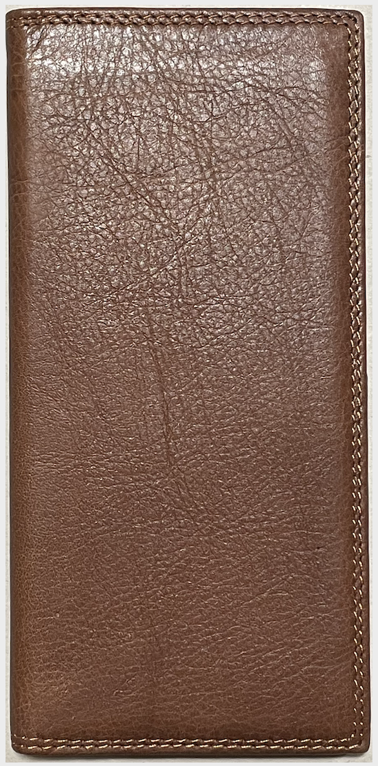 Top Notch Accessories 401BR Brown Smooth Tall Wallet