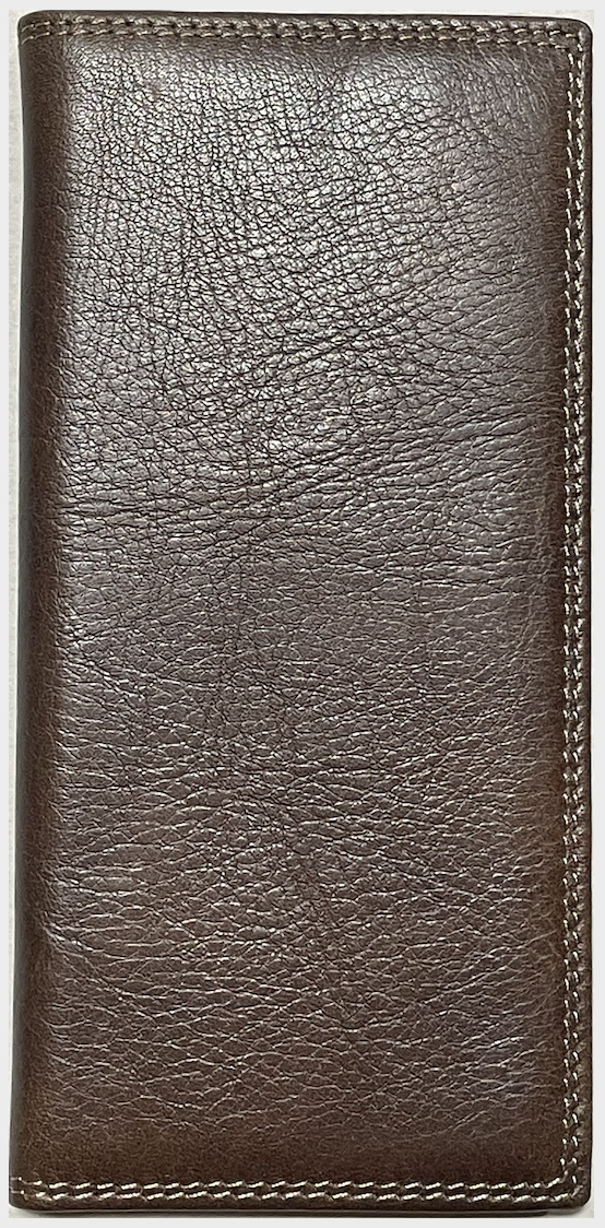 Top Notch Accessories 401CF Coffee Smooth Tall Wallet
